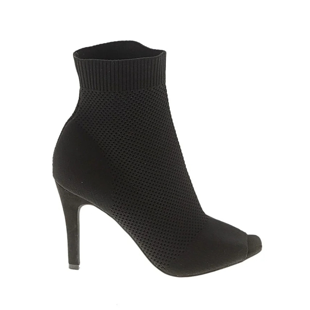 MIA Black Heeled Ankle Boots